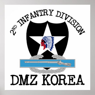 Andra ID Korea DMZ Vet med CIB Poster