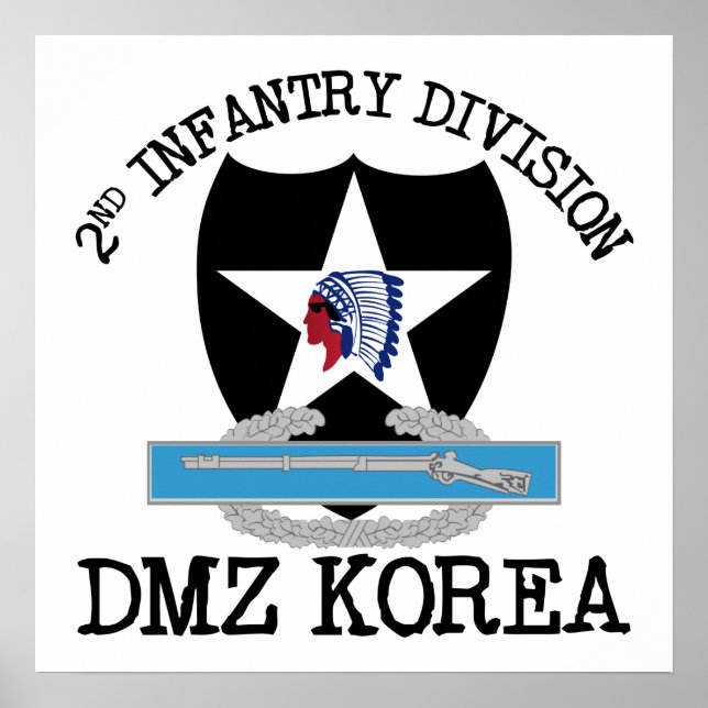Andra ID Korea DMZ Vet med CIB Poster (Framsidan)