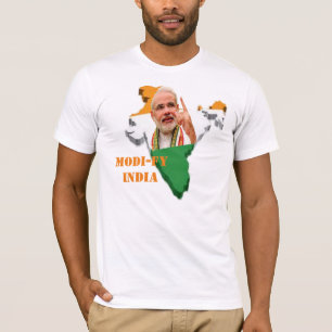 Ändra Indien, den Narendra Modi PM Indien T-tröj T Shirt