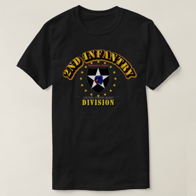 Andra infanteridivisionen efter Ingen V2 T Shirt (Design framsida)