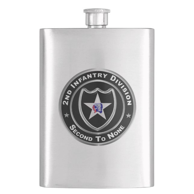 Andra infanteridivisionen fickplunta (Framsidan)