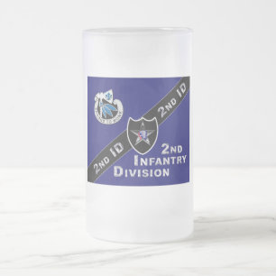 Andra infanteridivisionen Gift Frosted Mugg