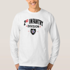 Andra infanteridivisionen "Indianhead", som är lån T Shirt