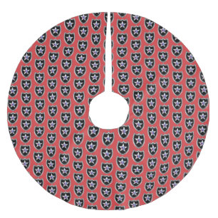 Andra infanteridivisionen julgransmatta borstad polyester