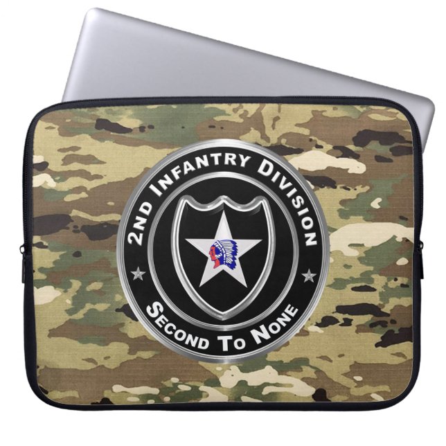 Andra infanteridivisionen laptop fodral (Framsidan)