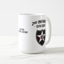 Andra infanteridivisionspatchen - Anpassade Kaffemugg