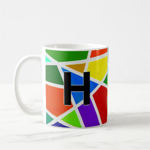 Ändra inledande geometriska trianglar F G H I j K Kaffemugg