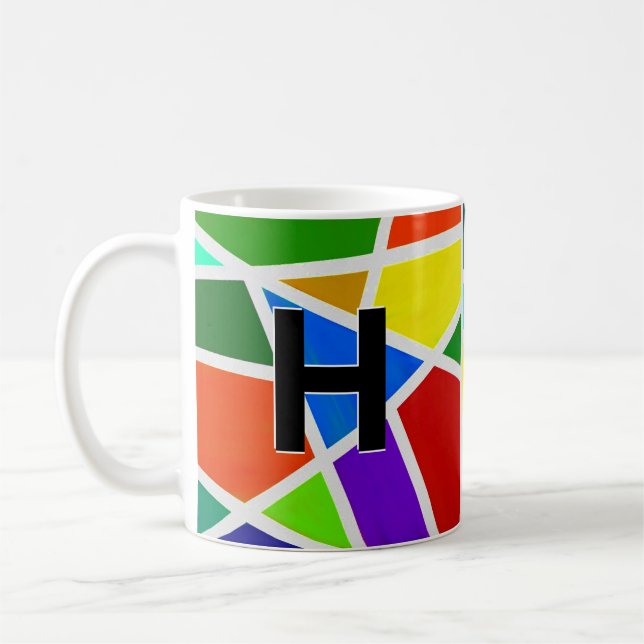 Ändra inledande geometriska trianglar F G H I j K Kaffemugg (Vänster)
