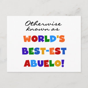 Andra kända som bästa Abuelo-gåvor Vykort