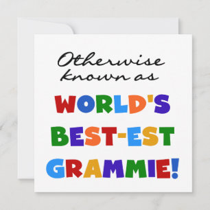 Andra kända som bästa Grammie T-shirts