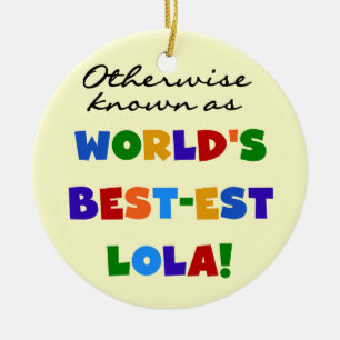 Andra kända som bästa Lola-gåvor Julgransprydnad Keramik