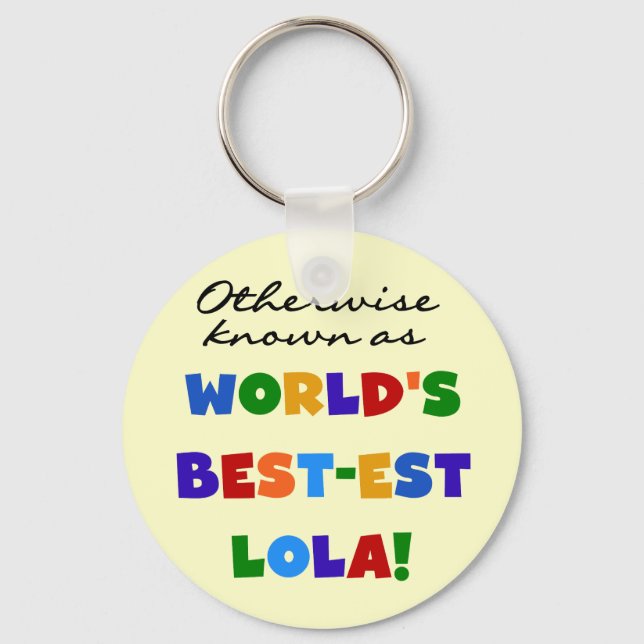 Andra kända som bästa Lola-gåvor Nyckelring (Framsida)