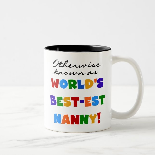 Andra kända som bästa Nanny-gåvor Två-Tonad Mugg (Höger)