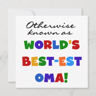 Andra kända som bästa Oma Tshirts och gåvor