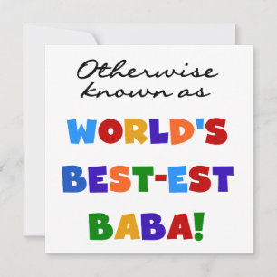 Andra kända som "Best Baba T-shirts" och "Gift"