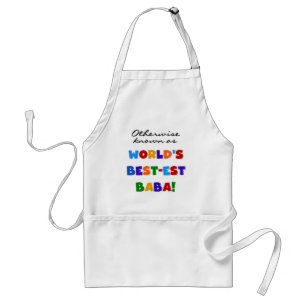 Andra kända som "Best Baba T-shirts" och "Gift" Förkläde