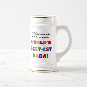 Andra kända som "Best Baba T-shirts" och "Gift" Sejdel