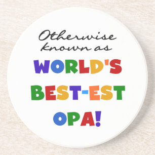 Andra kända som "Best Opa T-shirts" och "Gifts" Underlägg