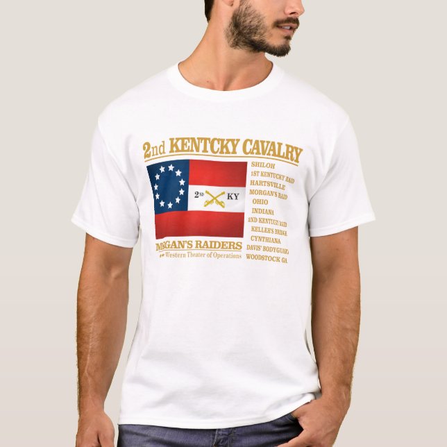 Andra Kentucky Cavalry (BA2) Tee Shirt (Framsida)