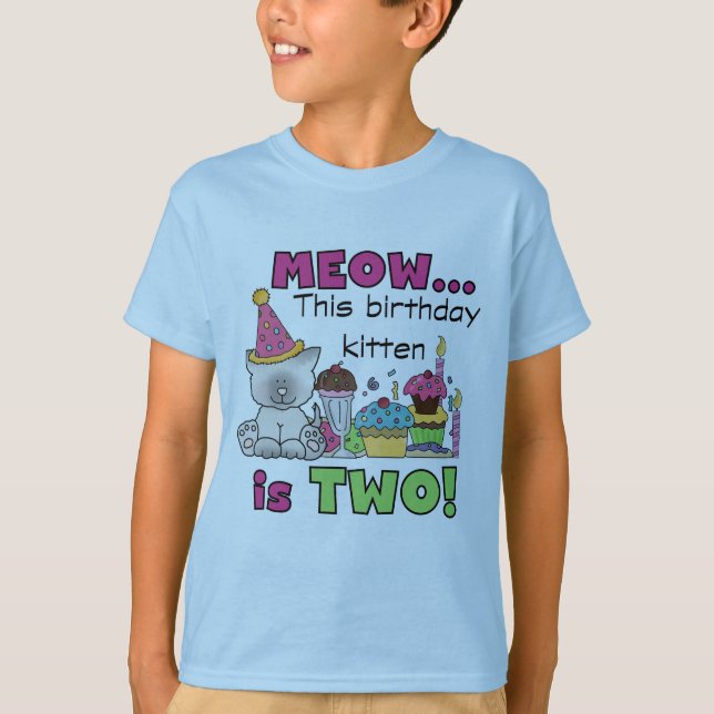 Andra Kitten Birthday Tshirts och presenter (Framsida)