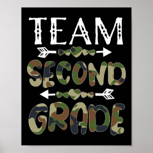 Andra Klass-Back to school, 1:a dagstidningen Camo Poster