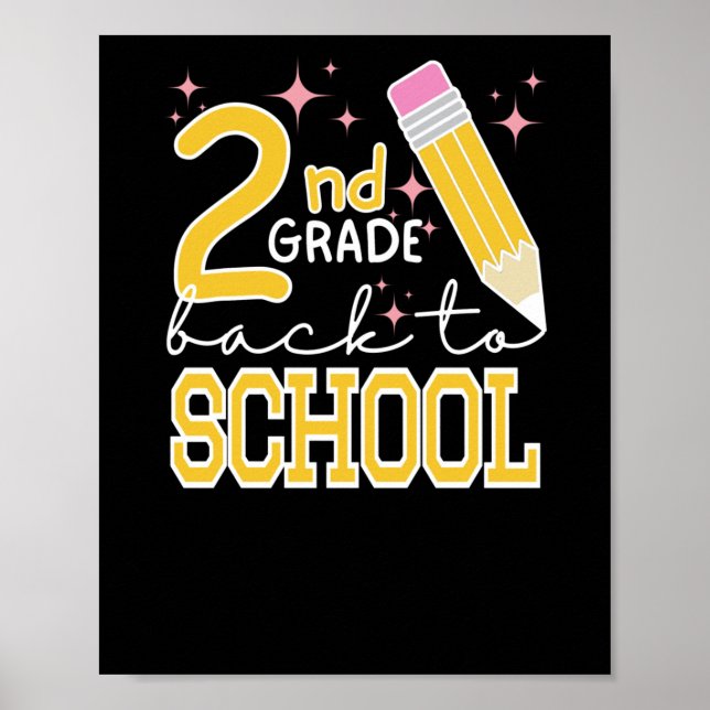 Andra Klass Back to school Poster (Framsidan)
