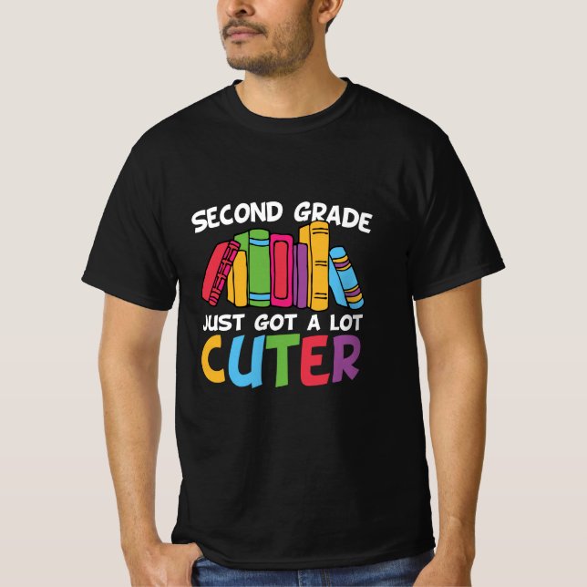 Andra Klass bara Har en stor dator T Shirt (Framsida)
