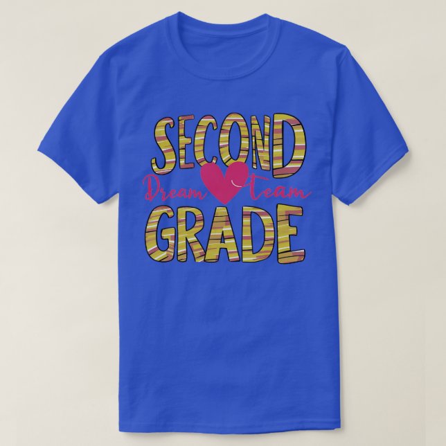 andra klass-drömteamet 1 t shirt (Design framsida)