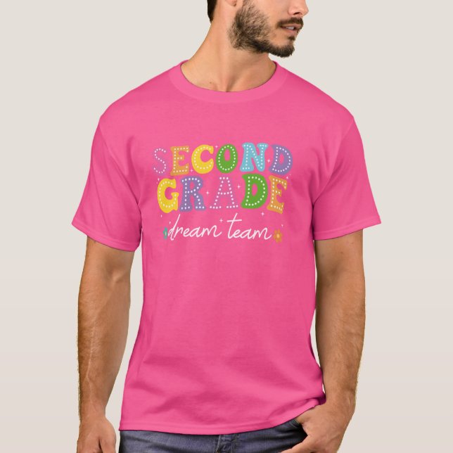 Andra Klass-drömteamet andra Klass Back to school  T Shirt (Framsida)