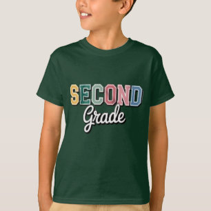 Andra klass – Färgrik design för skolstarten T Shirt