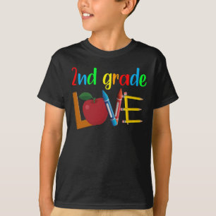 Andra klass kärlek t shirt