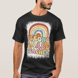 Andra Klass-läraren Retro Groovy Leopard 2:a Grad T Shirt