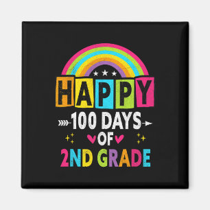 Andra Klass-Lycklig-100 dagar för lärare vid andra Magnet