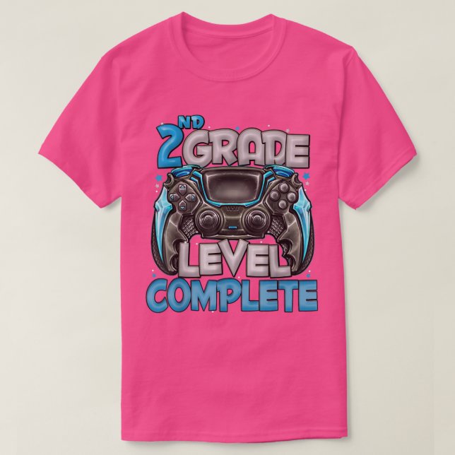 Andra klass-nivån, avslutad 2:a klass sista Sch-da T Shirt (Design framsida)