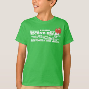 Andra Klass-skolan Fält Resa-Student T-Shirt