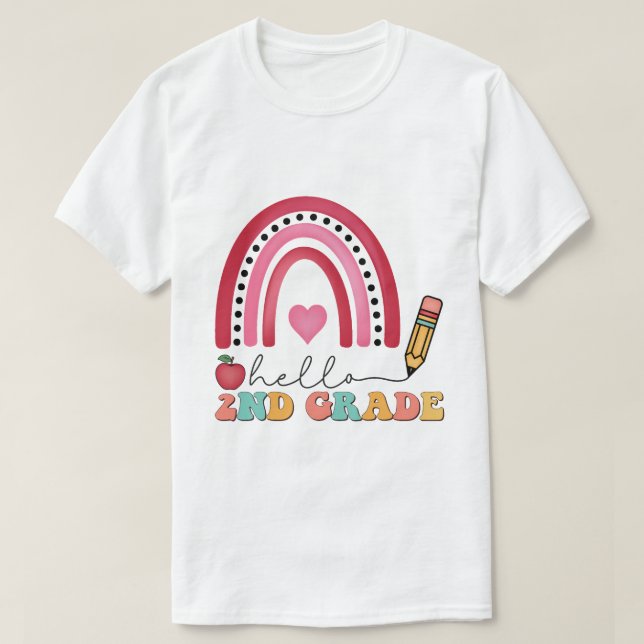 Andra Klass-skolan T Shirt (Design framsida)