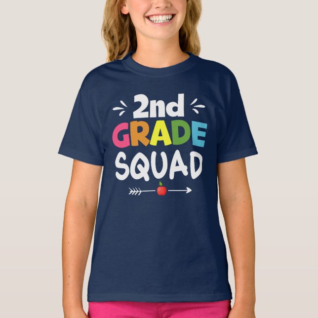 Andra Klass Squad Girl T-Shirt (Framsida)