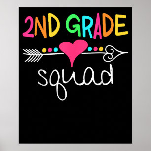 Andra Klass Squad Second Teacher Student Team Poster
