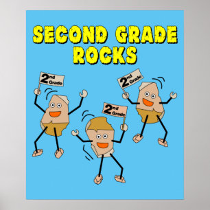 Andra Klass Sten Poster