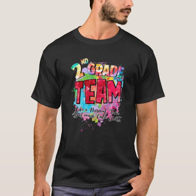 Andra Klass-teamet som ett vanligt team men mycket T Shirt (Framsida)
