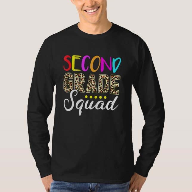 Andra Klass-torget Back to school andra Klass-tach T Shirt (Framsida)