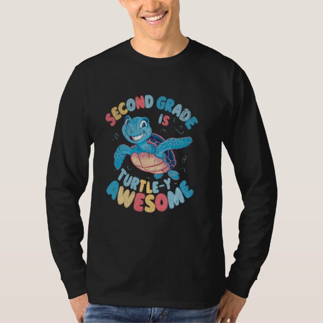 ANDRA KLASS TURTLEY FANTASTISK BACK TO SCHOOL SCHO T SHIRT (Framsida)