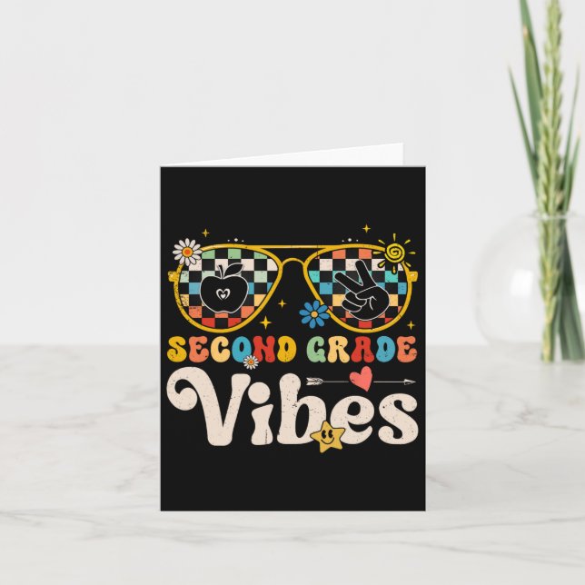 Andra Klass Vibes - andra Klass-teamets retro, för Kort (Framsida)