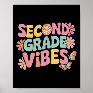 Andra Klass Vibes Back to school Lacher Kids Boy Poster