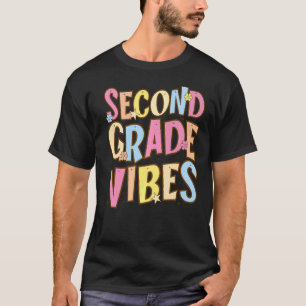 Andra Klass Vibes Back to school Retro andra Klass T Shirt