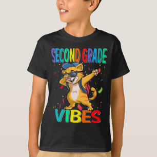 Andra Klass Vibes Cat Back to school T-Shirt