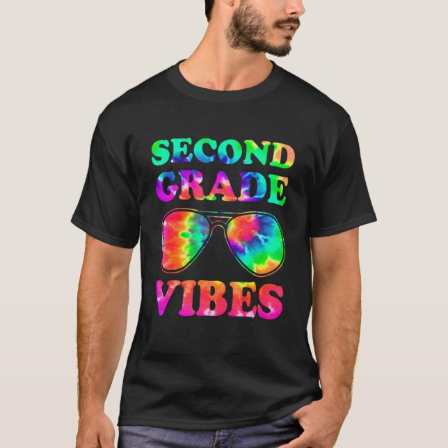 Andra Klass Vibes första dag andra Klass-barnen Ti T Shirt (Framsida)