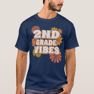 Andra Klass Vibes Shirt andra Klass Retro-Blommigt T