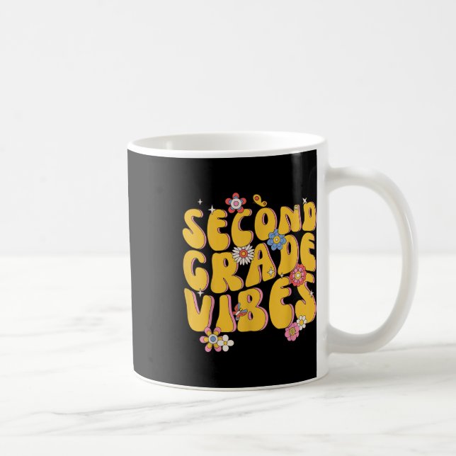 Andra klassens vibbar - 2:a klassens team retro fö kaffemugg (Höger)