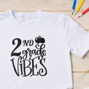 Andra Klassens Vibes Skola T Shirt
